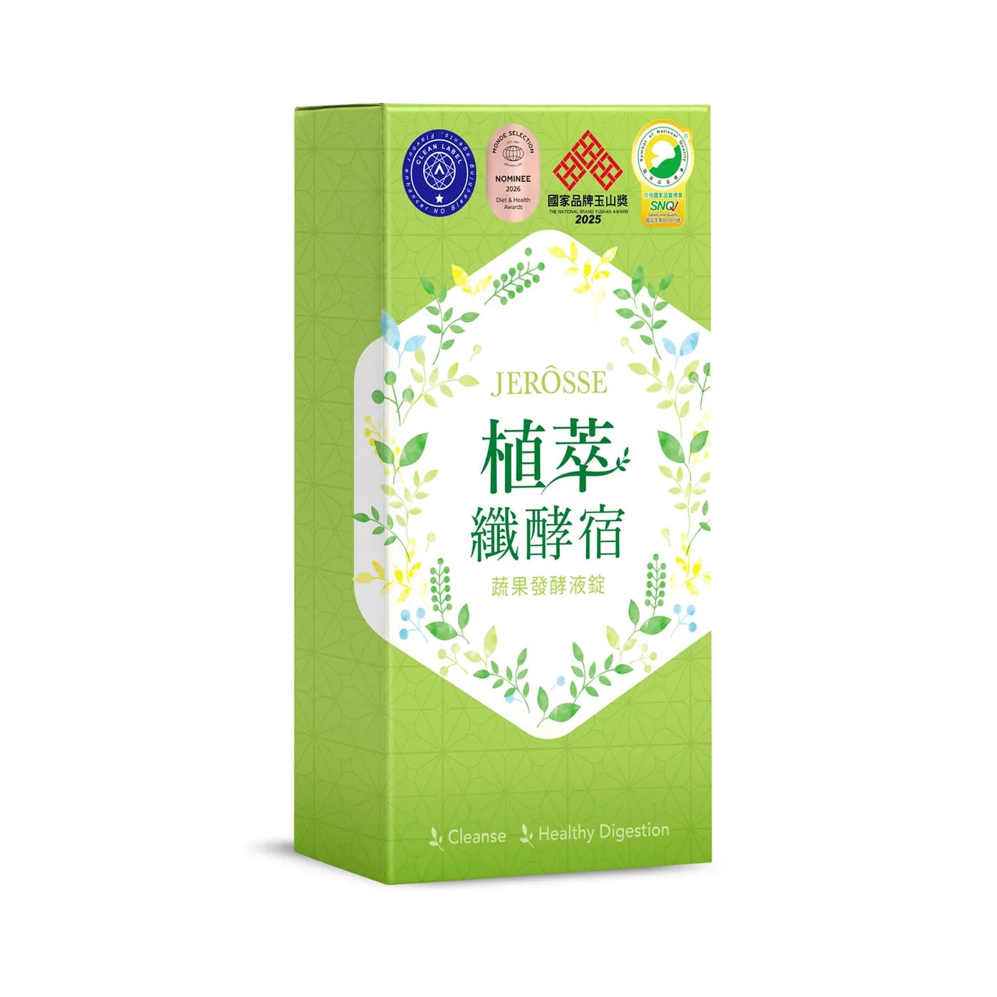 JEROSSE 婕樂纖 植萃纖酵宿 (60錠/盒) 官方授權 - 2